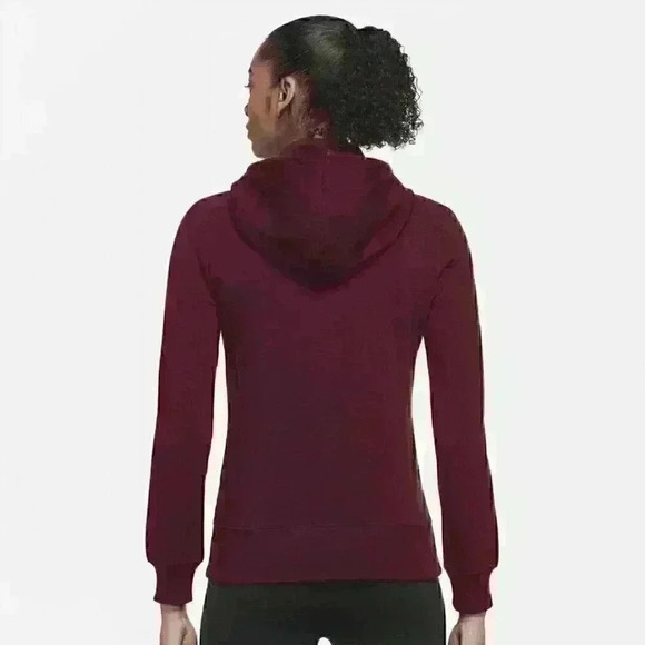 NEW! Nike Yoga Women's Plus Size 3XL Fleece Full-Zip Hoodie NWT $75 - Picture 2 of 3